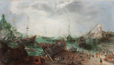 Scène de port, vers 1615 - Adam Willaerts