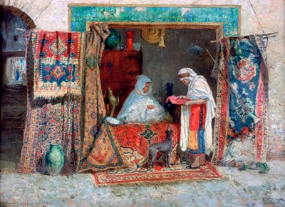 Marchand de tapis, vers 1870-1913 - Addison Thomas Millar