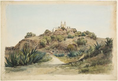 Grande Pyramide et Église, Cholula - Adela Breton