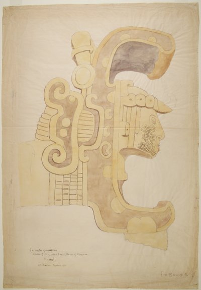 Ruines/reliefs en pierre au temple d