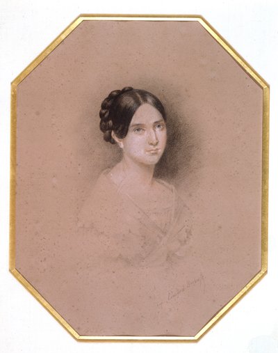 Portrait de Léopoldine Hugo (1824-43) - Adele Julie Hugo