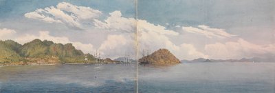 Taboga, baie de Panama - Îles de Perico, colline sur Panama, etc. au loin, mars 1850 - Admiral Sir Edward Gennys Fanshawe