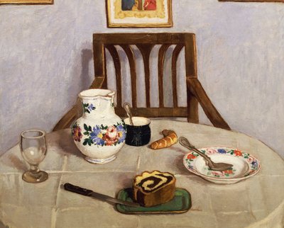 Nature morte avec focaccia - Adolf Fenyes