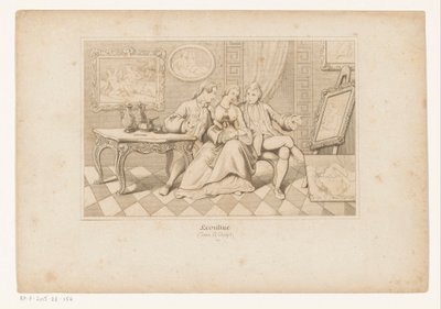 Casanova et le Duc de Matalone regardant de l
