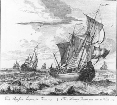 « Les buizen prennent la mer » (n° 11 de la série sur la pêche au hareng) - Adolf van der Laan