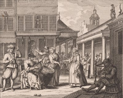 « Le colportage et la vente du hareng » (n° 14 de la série sur la pêche au hareng) - Adolf van der Laan
