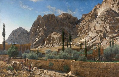 Le Monastère de Sainte-Catherine sur le mont Sinaï - Adolf von Meckel
