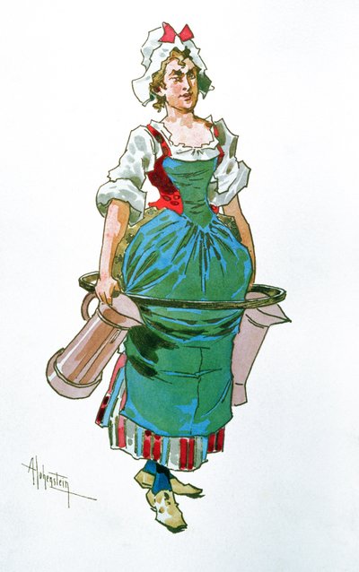 Costume pour une servante de l