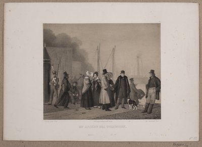 Un adieu à la douane - Johan Adolph Kittendorff