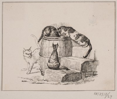 Les chats - Johan Adolph Kittendorff