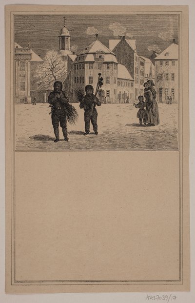 Ramoneurs. N° 16 dans Chr. Winther et M. Rørbye, "25 Images pour petits enfants" - Johan Adolph Kittendorff