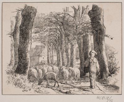 Le garçon berger - Johan Adolph Kittendorff