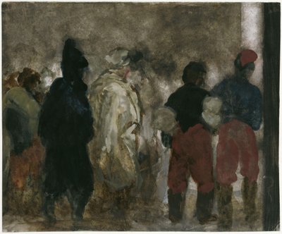 Arrivée de prisonniers de guerre français à Berlin, de nuit - Adolph Menzel