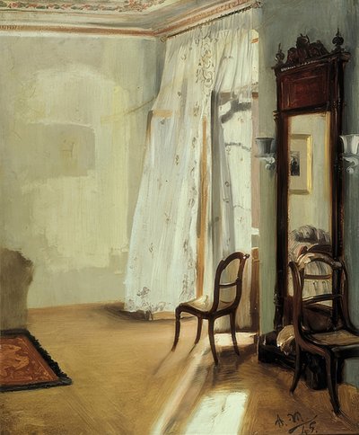 La Chambre au balcon - Adolph Menzel