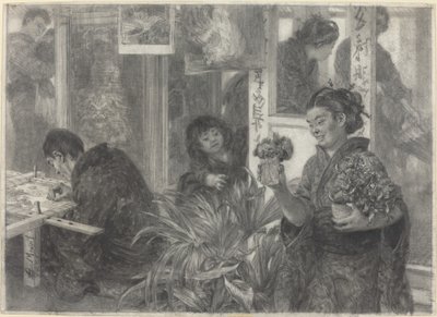 Artiste japonais au travail - Adolph Menzel