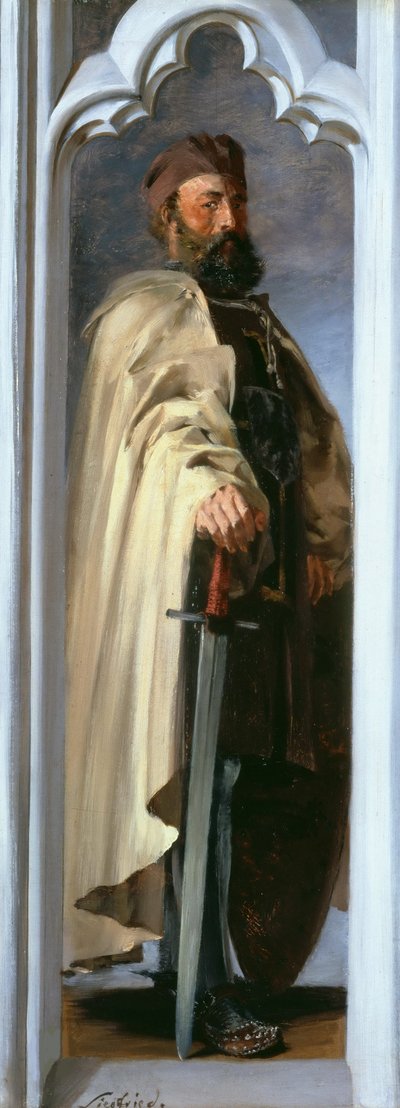 Siegfried von Feuchtwangen, Grand Maître des Chevaliers Teutoniques, 1846 - Adolph Menzel