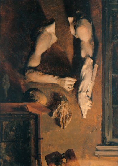 Mur de studio, 1852 - Adolph Menzel