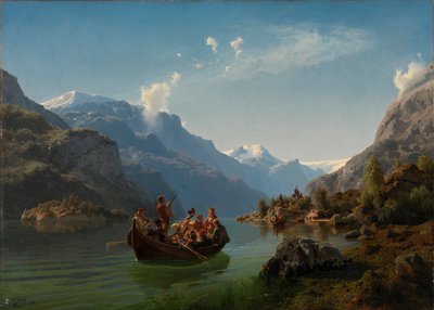 Procession nuptiale sur le Hardanger - Adolph Tidemand