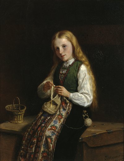 Petite Synneave - Adolph Tidemand