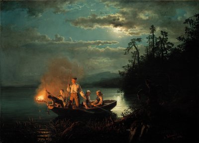 Lystring à Krøderen - Adolph Tidemand