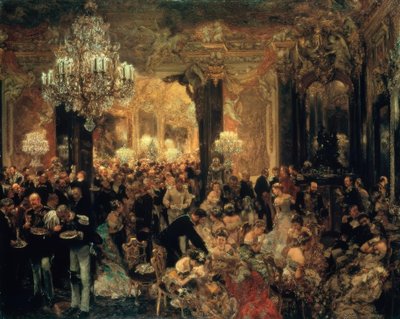Le souper dansant - Adolph Menzel