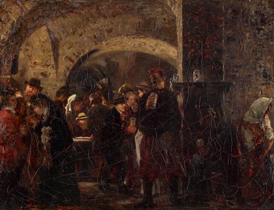 La cave Esterházy à Vienne - Adolph Menzel