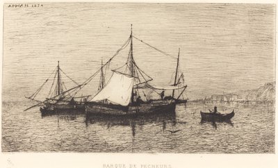 Barque de pêcheurs - Adolphe Appian