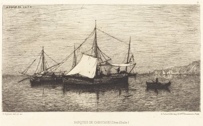 Barques de cabotage - Adolphe Appian