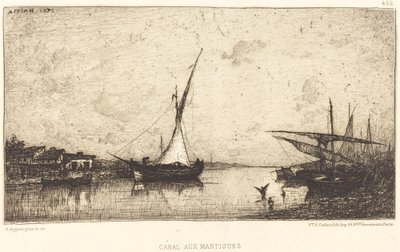 Canal aux Martiques - Adolphe Appian
