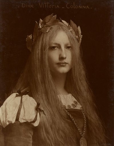 Vittoria Colonna" de J. Febre - Adolphe Braun