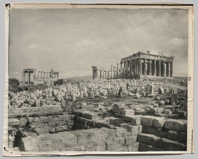 Vue du Parthénon - Adolphe Braun and Co.