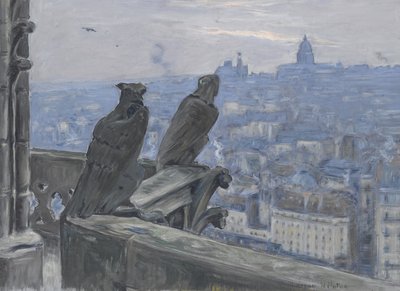Paris vu des tours de Notre-Dame, vers 1900 - Adolphe Étienne Auguste Moreau Nélaton