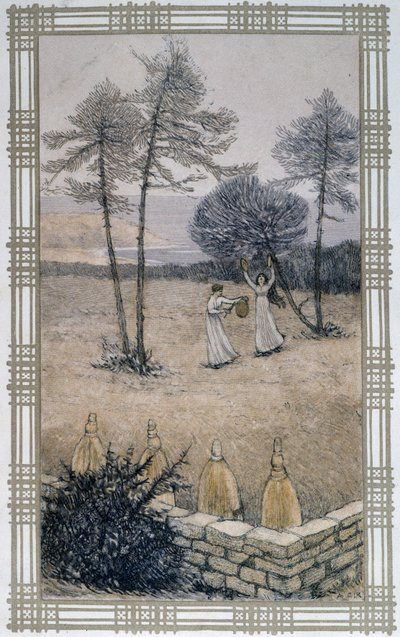 Vie des abeilles : bruit pour éloigner les abeilles - dessin de A. Giraudon - Adolphe Giraudon