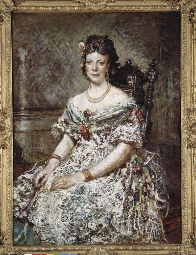 Portrait de Madame Pascal - Adolphe Joseph Thomas Monticelli