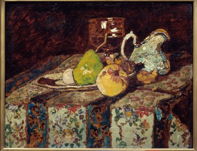 Nature morte avec un pichet blanc - Adolphe Joseph Thomas Monticelli