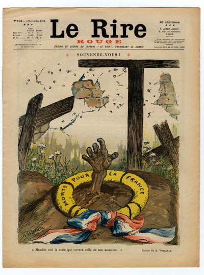 Couverture de « Le Rire Rouge », Satirique en Couleurs - Adolphe Leon Willette