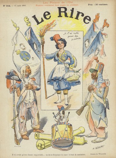 Illustration pour Le Rire - Adolphe Leon Willette