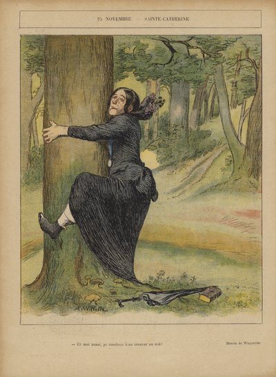 Illustration pour Le Rire - Adolphe Leon Willette