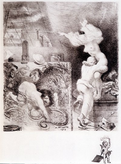 Lust - Adolphe Leon Willette