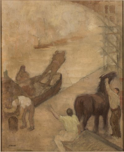 Canal maritime de Manchester - Adolphe Valette