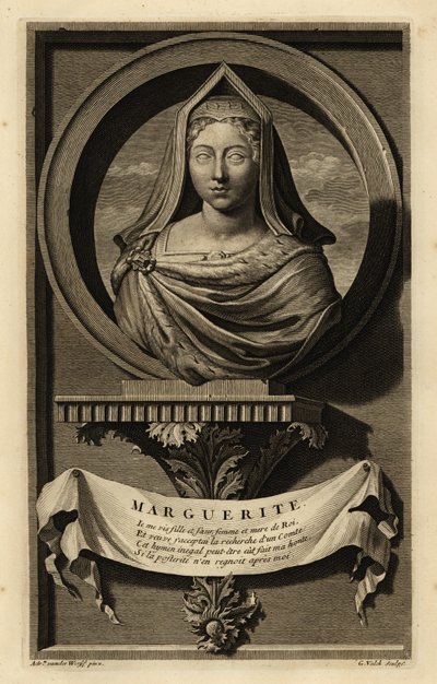 Margaret Tudor (1489-1541) (gravure) - Adriaan van der (after) Werff