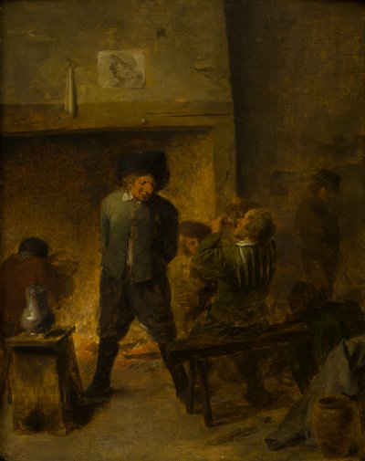 Scène de taverne, vers 1625-38 - Adriaen (follower of) Brouwer