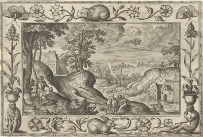 Abraham offrant Isaac - Adriaen Collaert