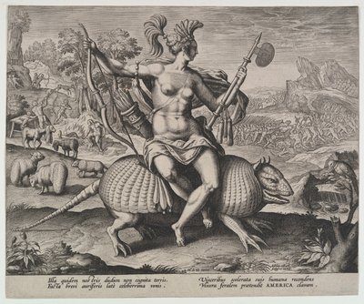 Amérique, des Quatre Continents, s.d. - Adriaen Collaert