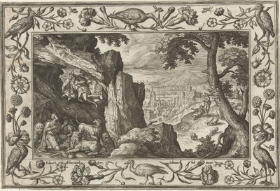 Daniel dans la fosse aux lions - Adriaen Collaert