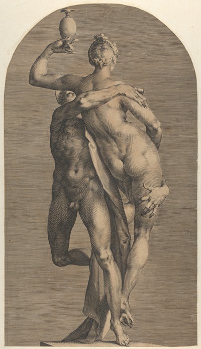 Mercure enlevant Psyché, vers 1622 - Adriaen Collaert