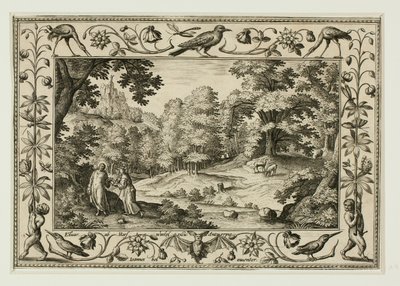 La Tentation du Christ, tirée de Paysages avec scènes de l