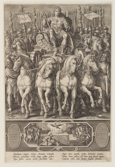 Le triomphe de César - Adriaen Collaert