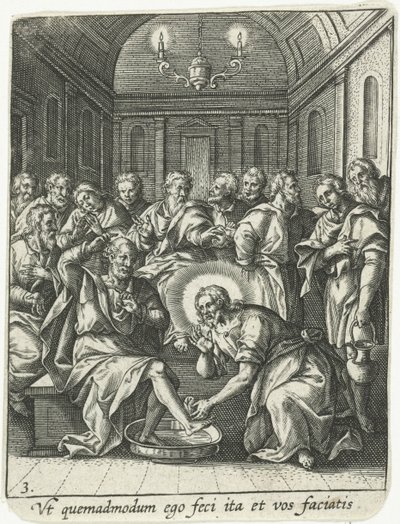 Lavage des pieds - Adriaen Collaert