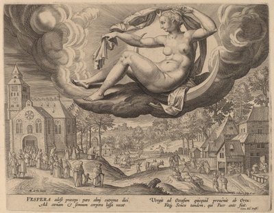 Soir - Adriaen Collaert after Maarten de Vos